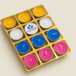 Tealight Soy Wax Scented Candle Set - 12 Nos 3hr burning - Image 3