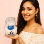 Adhyamart Glass Jar Soy Wax Scented Candle with Lavender Flower – Luxurious Lavender Fragrance - Image 3