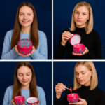 Adhyamart Tin container Soy Wax Scented Candle – Luxurious Rose Fragrance - Image 2